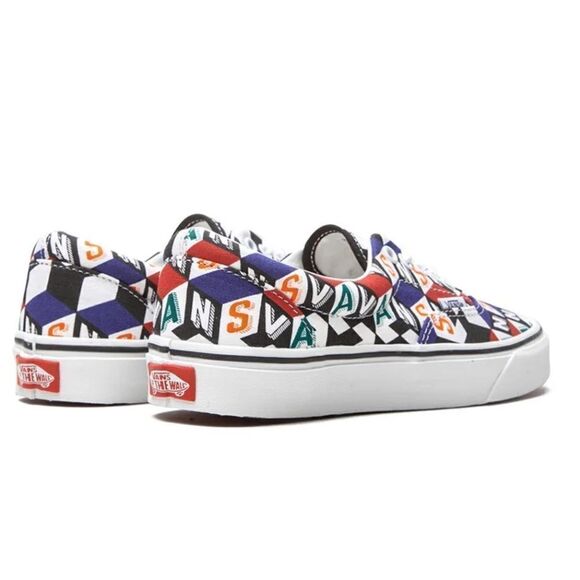 New VANS UA Era Checker Cube Multi / True White Mens 9 - Picture 3 of 11